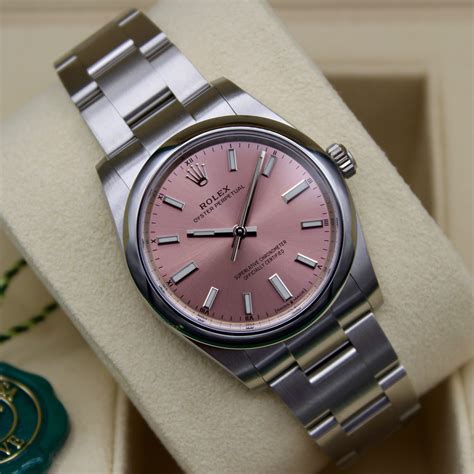 pink oyster date just rolex watch|Rolex pink oyster perpetual price.